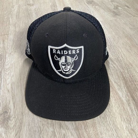 New Era Other - Oakland Raiders Hat Snapback New Era NFL Football Black Silver Cap